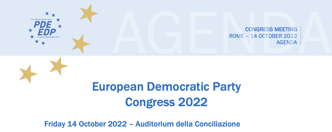 Congresso del Partito democratico europeo 2022